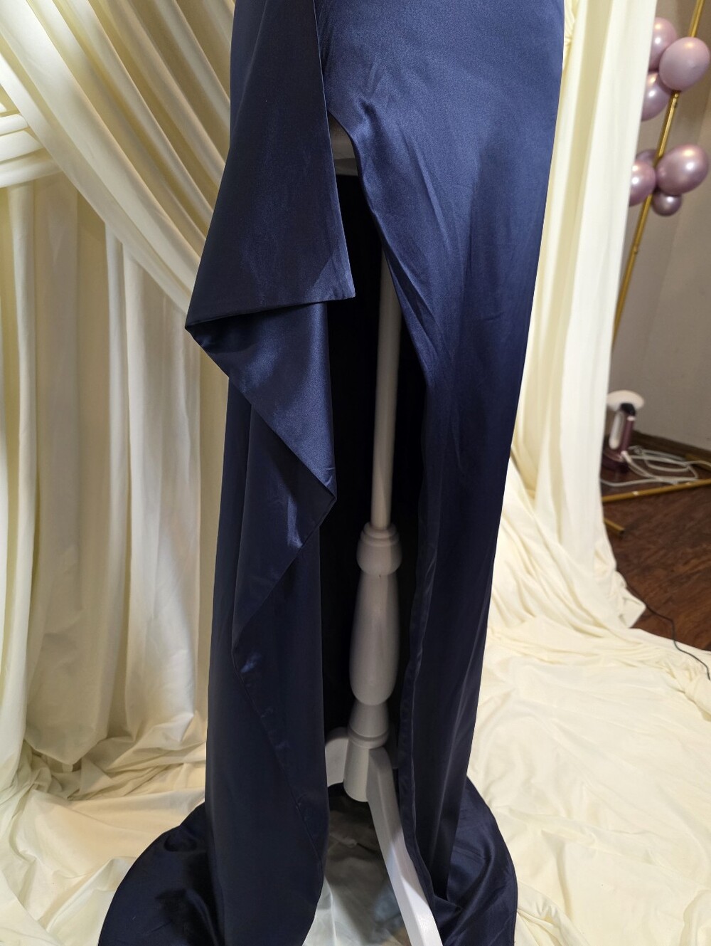 Vestido largo Helen  BABYBOO - Azul marino XS NWT $150 - Picture 10 of 15